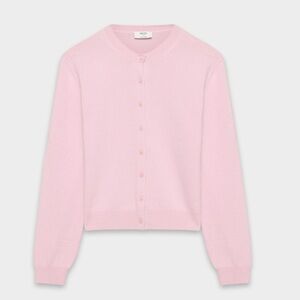 Aritzia Bare Cashmere Exemplar Lightweight Cardigan - Dusty Pink